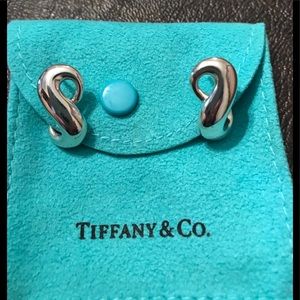 Authentic Tiffany & Co. Infinity earrings